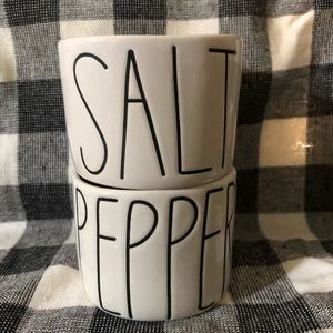 Rae Dunn Salt & Pepper Cellars HTF *RETIRED*